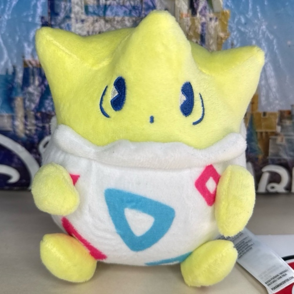 Pokémon Center "Saiko Soda Refresh" Togepi 5” plush toy NWT